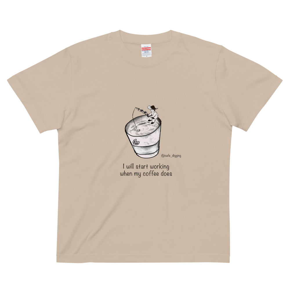Coffee Fishing Tシャツ