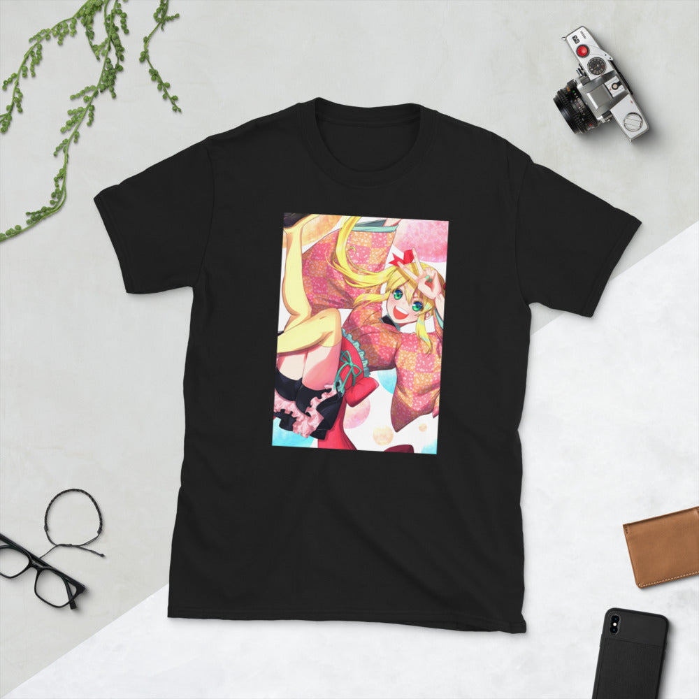 She is a man【半袖ユニセックスTシャツ】